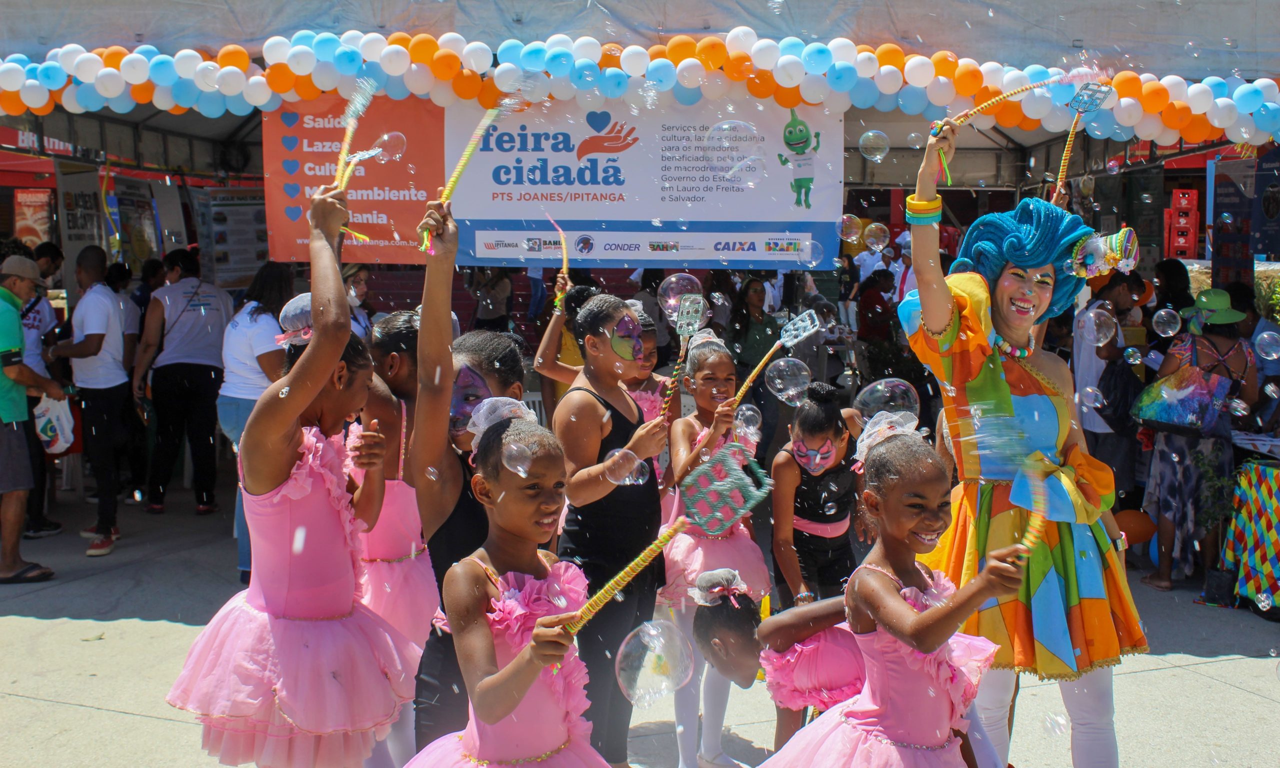 Feira Cidadã do PTS Joanes-Ipitanga oferta serviços de cidadania, saúde, lazer e cultura em Lauro de Freitas